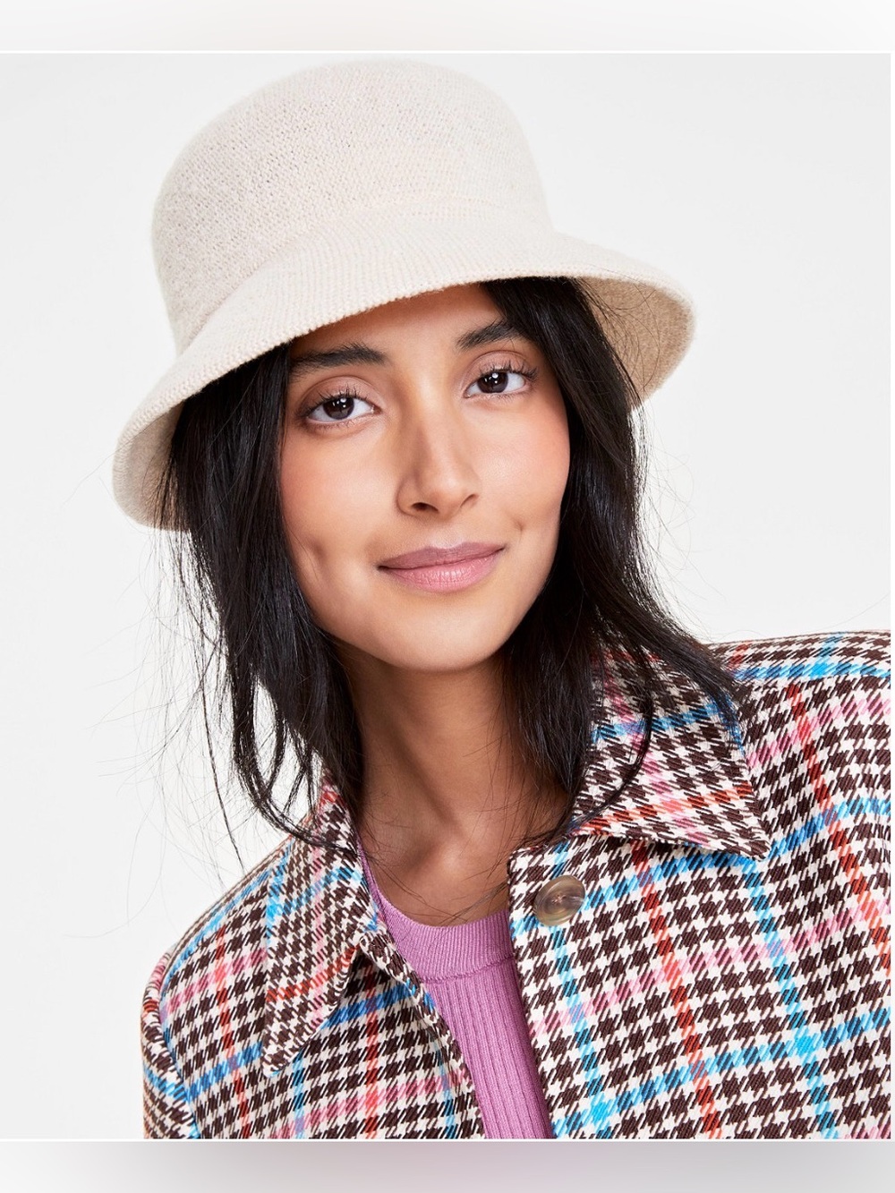On 34th Women’s Melton Solid Cloche Hat. Camel.